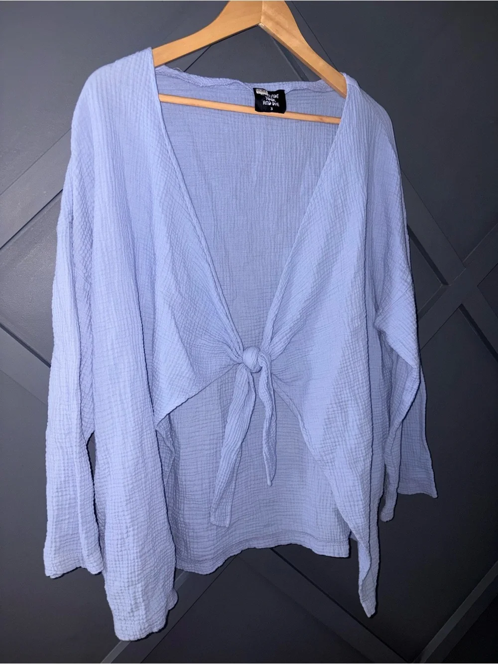 ✨•Riverside Dye Wrap Top•✨